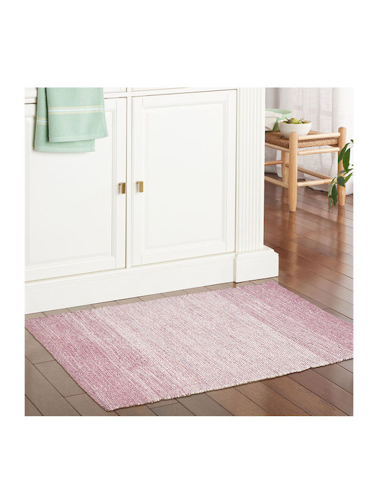 Lino Home Kitchen Anti-Slip Mat Pink 65x135cm