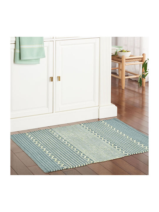 Lino Home Kitchen Anti-Slip Mat Blue 65x135cm