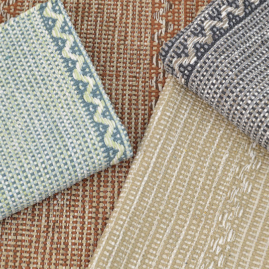 Lino Home Velmar Rectangular Kitchen Mat with Anti-slip Underlay Beige 60x90εκ.