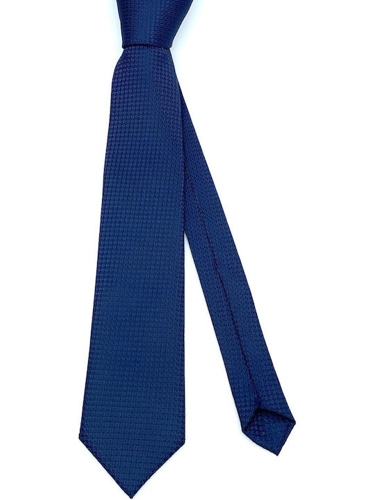 Legend Accessories Σετ Ανδρικής Γραβάτας Συνθετική Μονόχρωμη σε Navy Μπλε Χρώμα