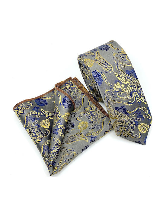 Legend Accessories Synthetic Men's Tie Set Printed Beige
