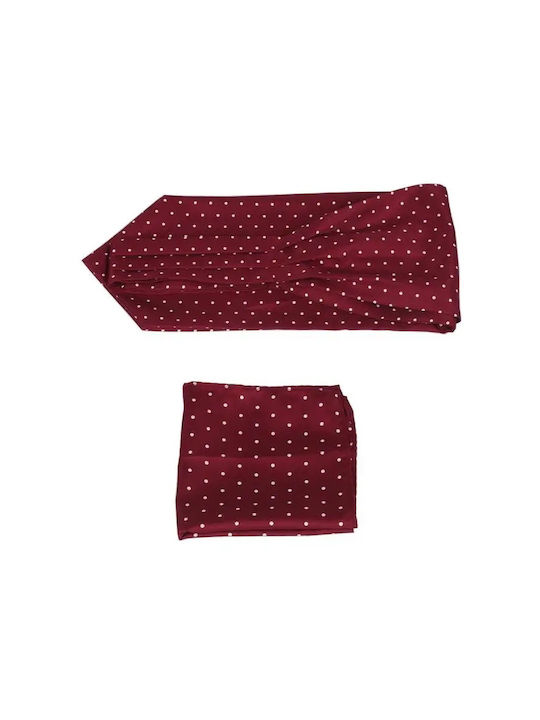 Legend Accessories Men's Tie Printed Burgundy