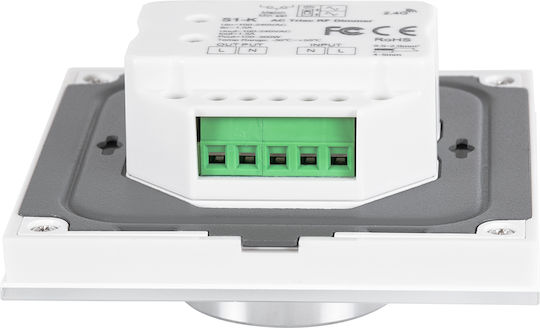 GloboStar Skydance Dimmer Switch with LED Frame Rotary 360W in White Color