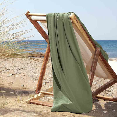 Hauz Beach Towel Green 200x120cm