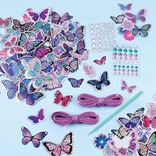 Make It Real Stickers Chic Butterfly Bling for Children 8+ Years