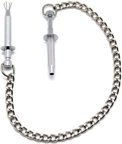 Rimba Nipple Clamps Cleme pentru Sfârcuri în Culoare Argintiu