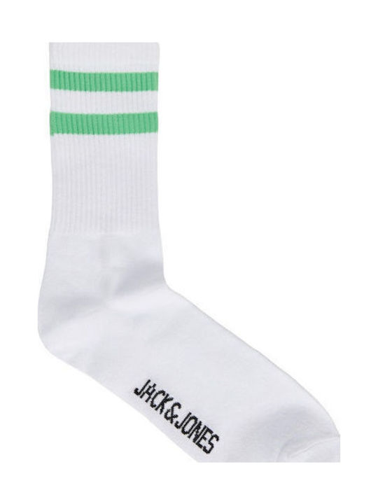 Jack & Jones Κάλτσες για Τέννις Λευκές 3 Ζεύγη
