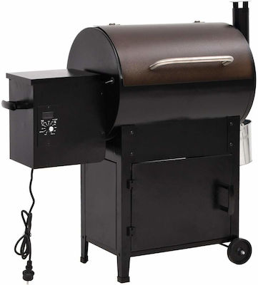 vidaXL Charcoal Grill with Wheels xcm