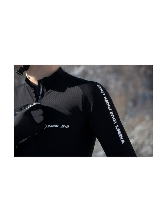 Nalini Ergo Long Sleeves Cycling Jersey Black