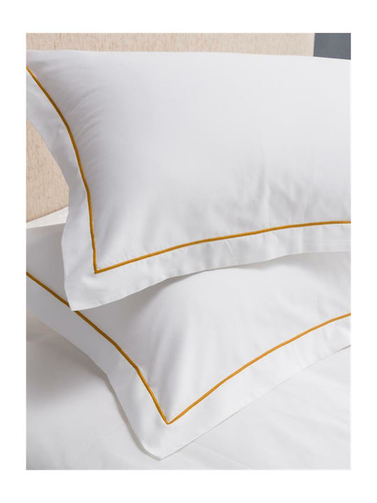 Vesta Home Duvet Cover Cotton Satin Single 170x240 Hero Gold