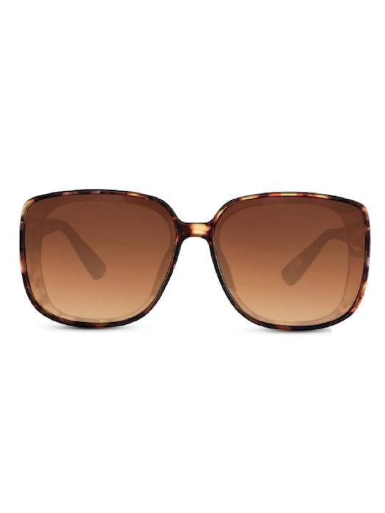 Solo-Solis Women's Sunglasses with Brown Plastic Frame and Brown Gradient Lens NDL5511