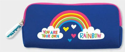 Rachel Ellen Pencil Case with 1 Compartment Multicolored