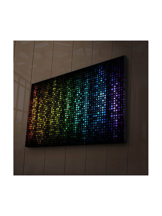 Πίνακας Ξύλινος με LED Φωτισμό 45x70cm