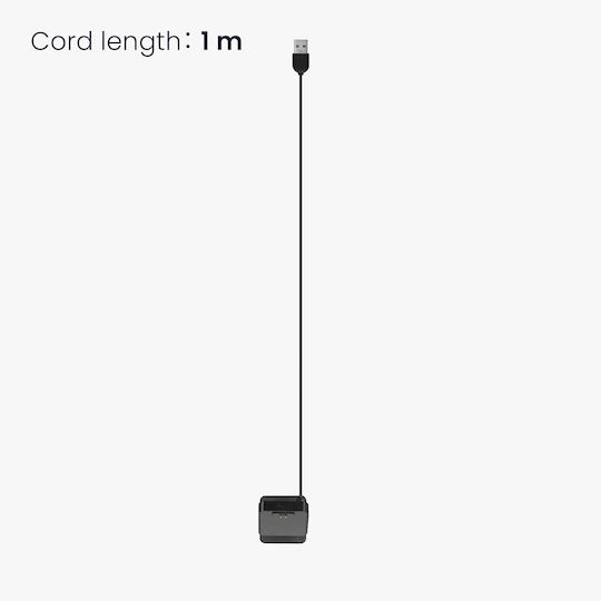 KWmobile Καλώδιο Φόρτισης USB Μαύρο (Smart Band 7 Pro)