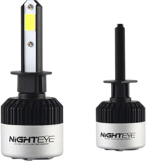 Nighteye Лампи Автомобила H1 / S2 LED 6500К Хладно бяло 12V / 24V 72W 2бр