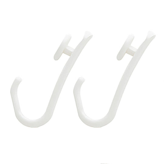 Sealskin Easy Roll Hooks Plastic Bathroom Curtain Rings White 12pcs
