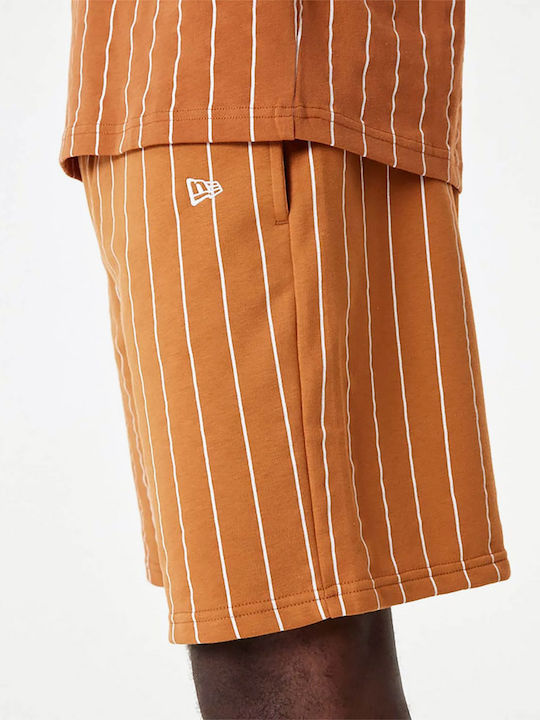 Pinstripe Bermudă de Bărbați Maro