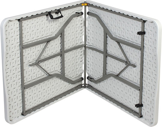 Tisch Zusammenklappbar Weiß 121x60x73cm