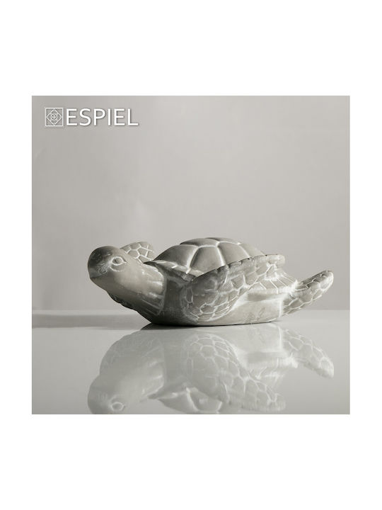 Espiel Set of Decorative Turtles made of Ceramic 22.5x19x7cm 4pcs