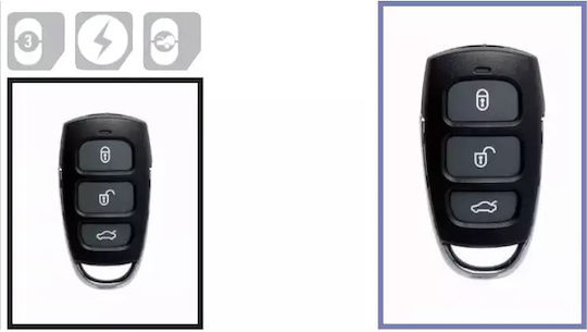 Car Key Shell with Blade with 3 Buttons for Hyundai / Kia