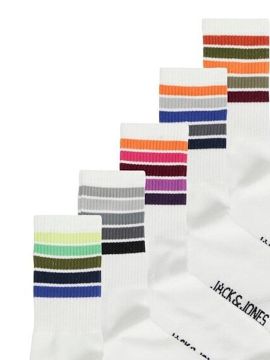 Jack & Jones 5 Pack Knee-High Sport Socks Multicolour