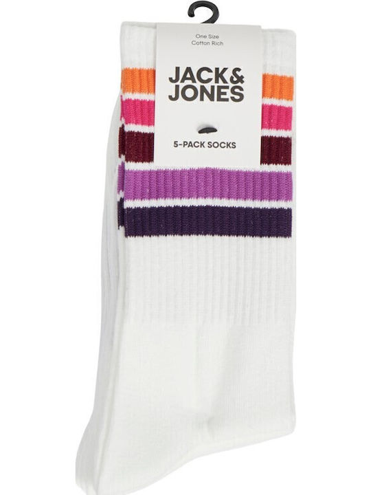 Jack & Jones Sportliche Lange Kindersocken Bunte 5 Paar