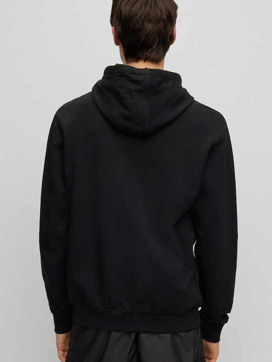 Hugo Boss Herren Sweatshirt mit Kapuze Schwarz