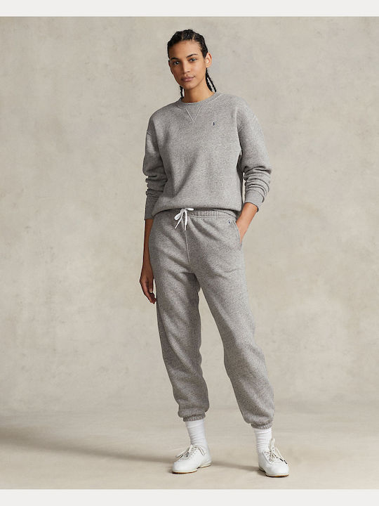 Ralph Lauren Women's Fleece Sweatshirt Gray