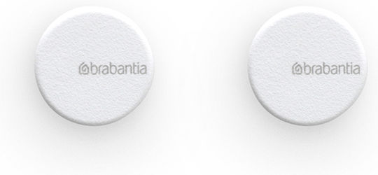Brabantia Άγκιστρο Μπάνιου Διπλό με Βίδες ​2.1x2.3cm Λευκό