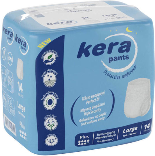 Kera Plus Incontinence Underwear Large 14pcs