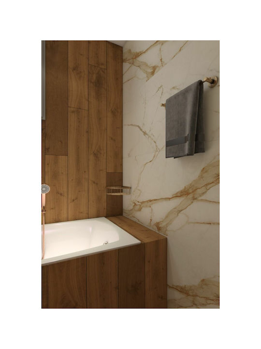 Piccadilly Schiene Badezimmer Einzel Wandmontage Schrauben ​58x58cm Bronze