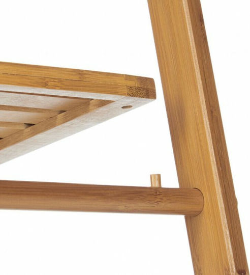 Relaxdays Floor Standing Bathroom Shelf Unit with 6 Positions ​31x29.5cm Brown