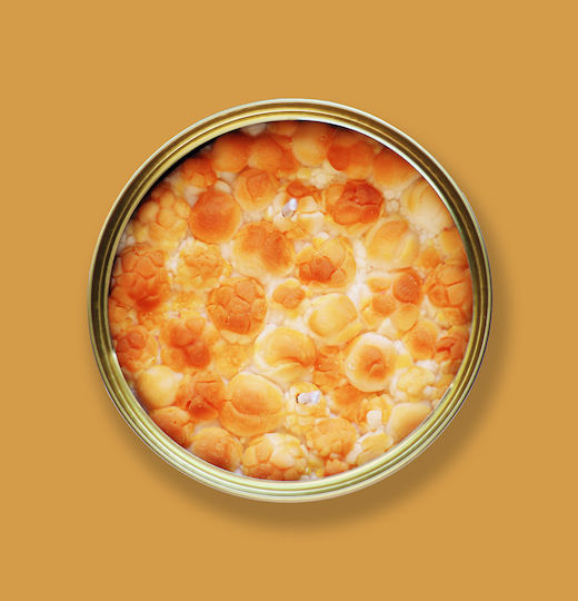 Candlehand Aromatic Candle in Metal Box with Caramel Scent 260g
