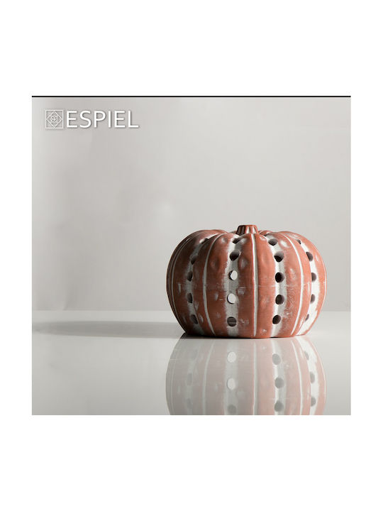 Espiel Decorative Pumpkin made of Ceramic Material 14x14x10cm 1pcs