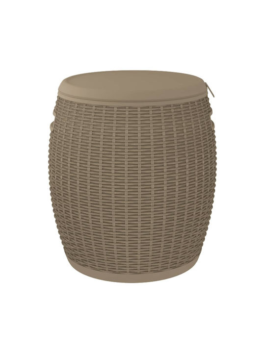 vidaXL Outdoor Storage Box Brown L42.5xW42.5xH44cm