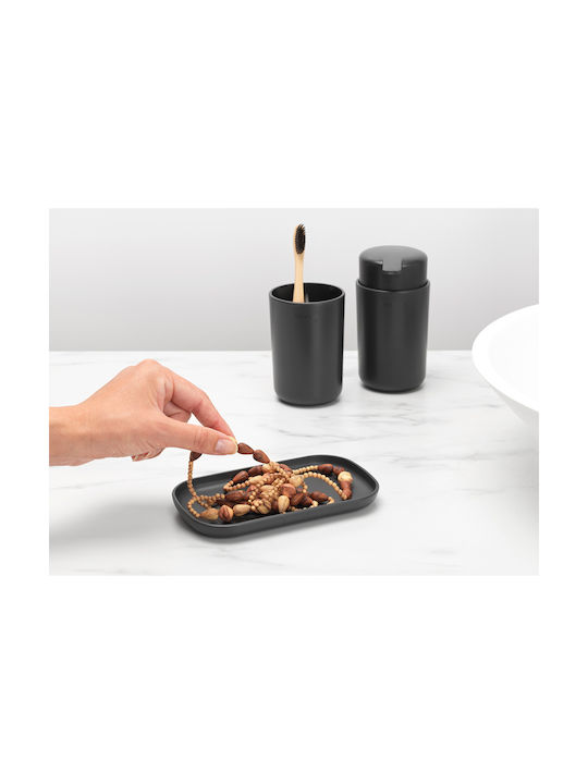 Brabantia Bathroom Accessory Set Plastic Gray 3 Pieces