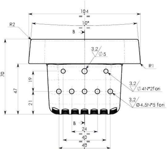 Burner Chamber for Pellet Stove