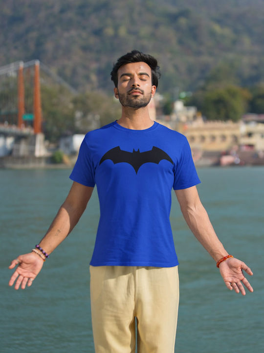 Softworld Batman Emblem T-shirt Batman Μπλε