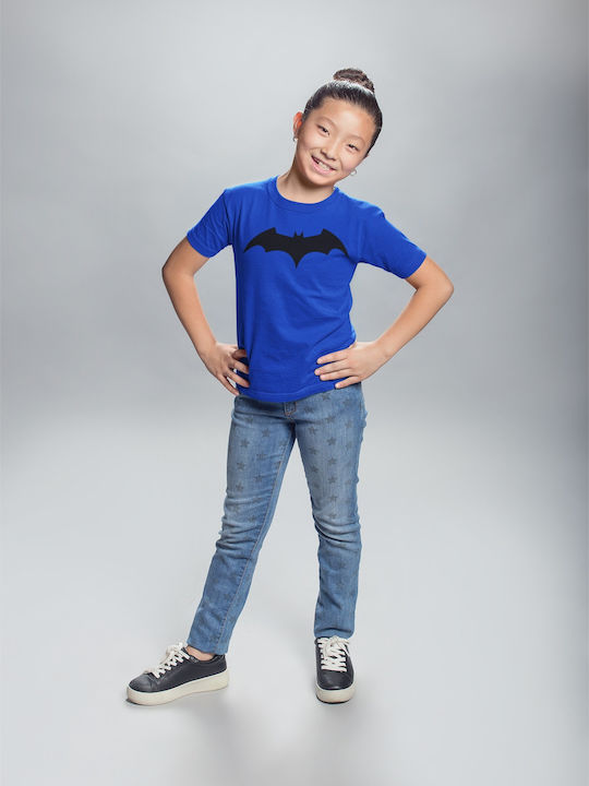 Softworld Batman Emblem T-shirt Batman Μπλε