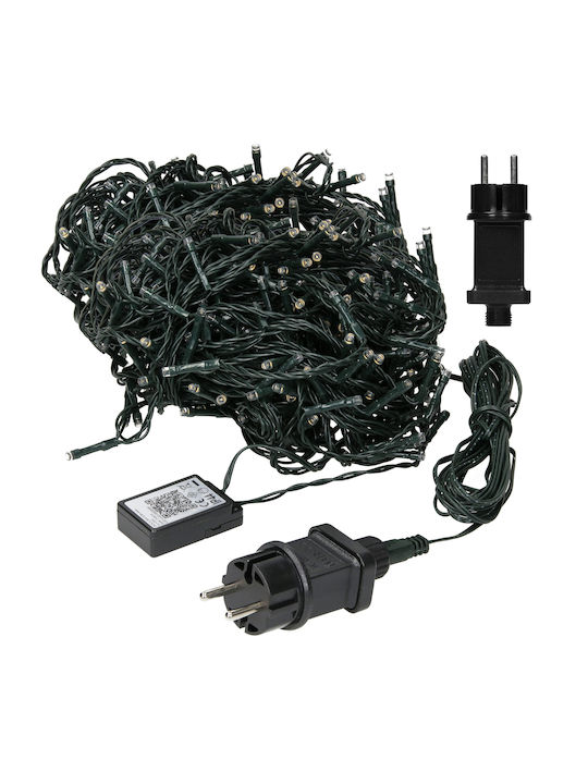 720 Lights LED 54m. Cold White in String 1pcs