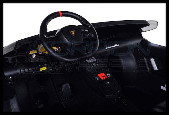 Lamborghini Aventador SV Two Seater with Remote Control Licensed 12 Volt White for 3+ Years Old