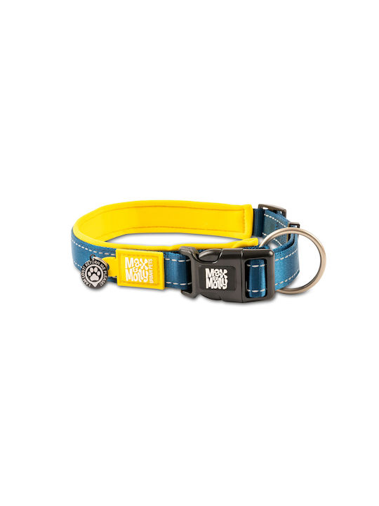 Max & Molly Matrix Dog Collar 25mm x 39 - 62cm Large Yellow