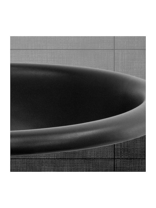ML-Design Încorporat Chiuvetă Ceramică 57x48.5x19.5cm Negru