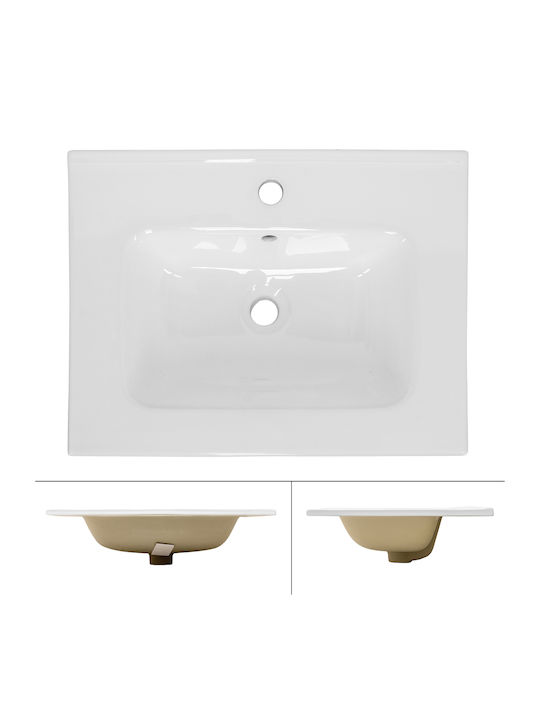 ML-Design Надеждна мивка Керамика 61x45x46см Бял