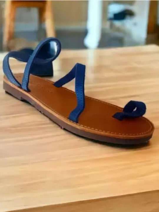 Handmade Women's Sandals Blue