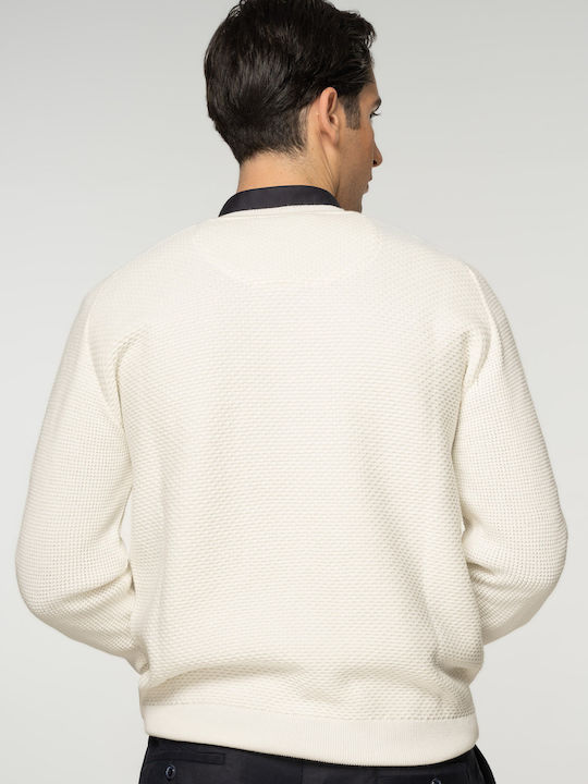 Artisti Italiani Men's Long Sleeve Sweater White