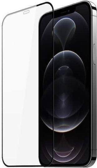 Full Face Tempered Glass Μαύρο (iPhone 12 / 12 ProXiaomi 12 ProNokia 6.1)