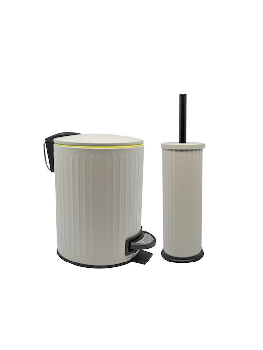 Ankor Inox Toilet Bin 5lt Gray