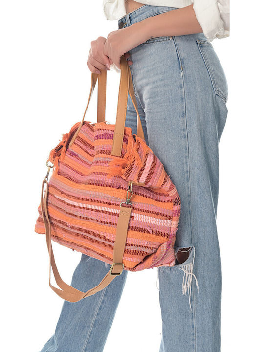 V-store Fabric Beach Bag Multicolour