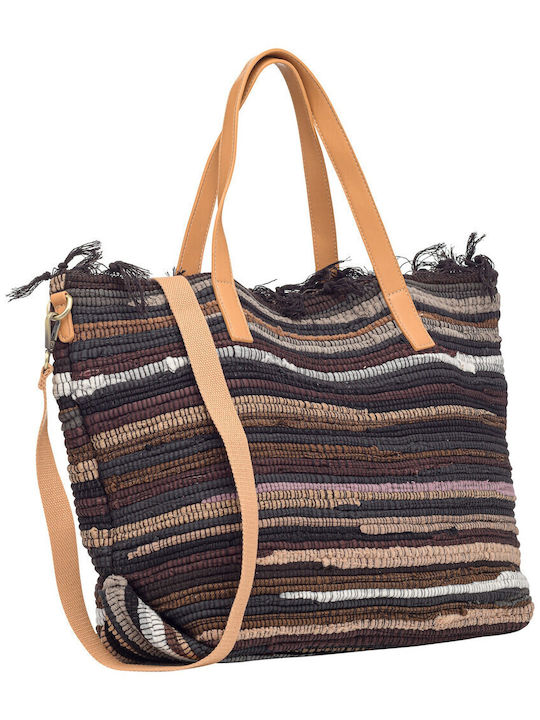 V-store Fabric Beach Bag Multicolour